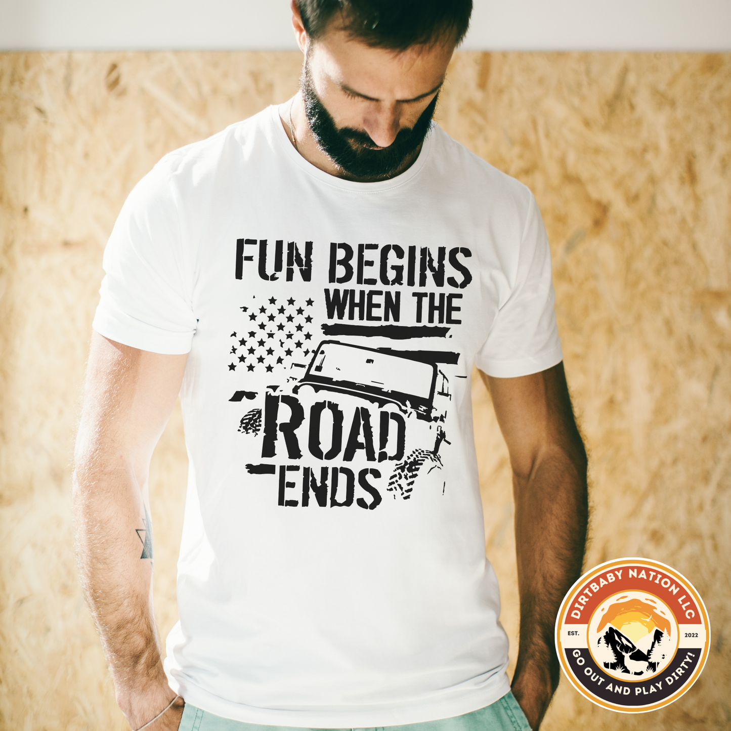 Fun Begins when the Road ends T-shirt